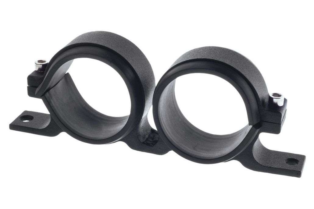 Raceworks Twin 044 / 60mm Fuel Pump Bracket – Black