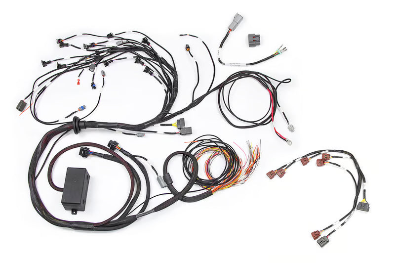 Haltech Elite 2000/2500 Terminated Engine Harness for Nissan RB Twin Cam with CAS harness and Series 1 (early) ignition type sub harness