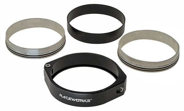 Raceworks Aluminium Wiggins Style HD Clamshell Intercooler Pipe Clamp – Black