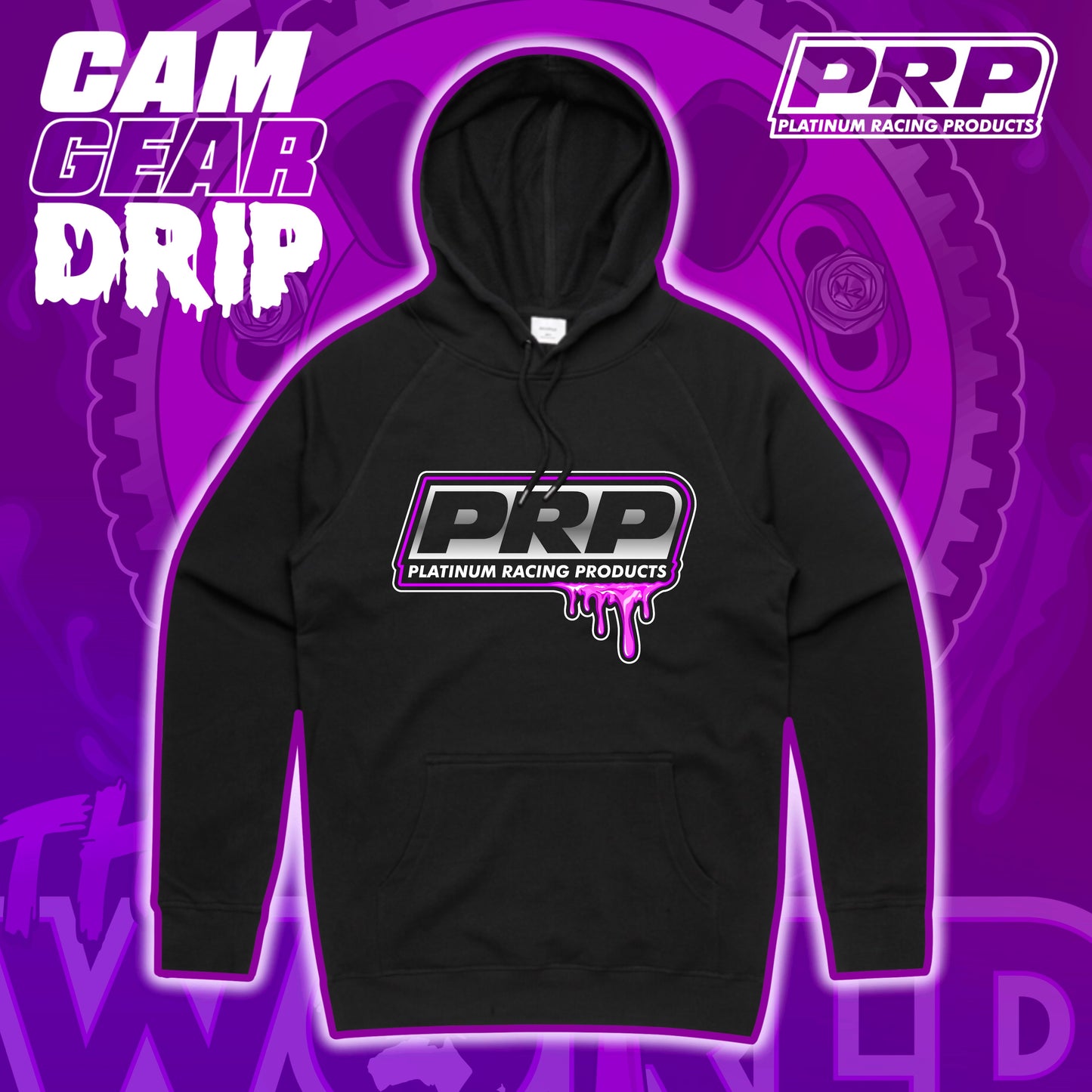 PRP Purple Cam Gear Drip Hoodie