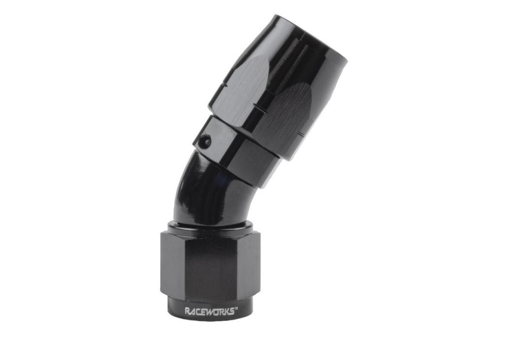 Raceworks Cutter Hose Fitting "AN" 30 Degrees