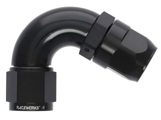 Raceworks Teflon Hose Fitting AN-8 120 Deg