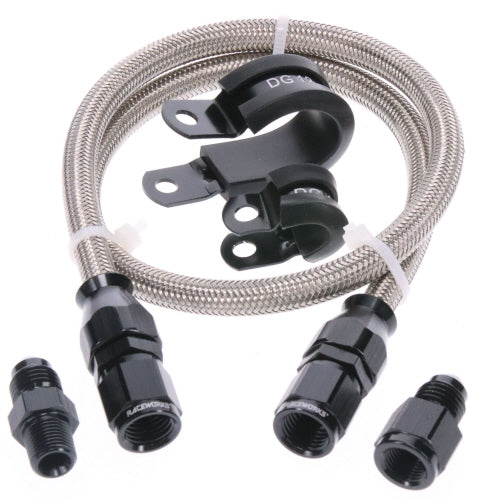 Raceworks 1/8 Npt Pressure Sensor Flexible Hose Extension Kit