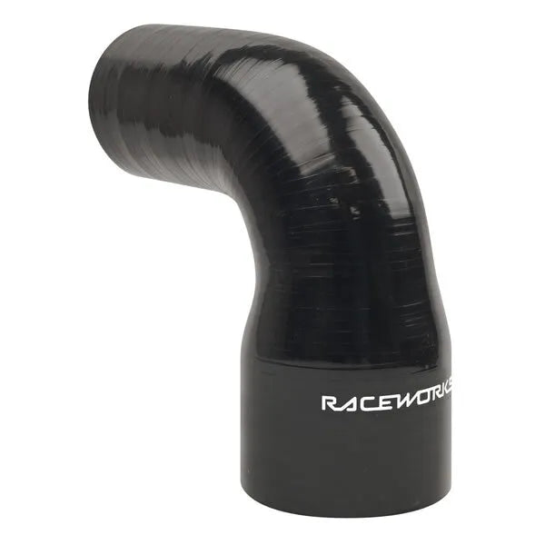 Raceworks 90 Reducer Elbow 2-3" - 51-76mm Black