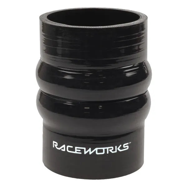 Raceworks Silicone Double Hump Hose 4" (102mm) Black