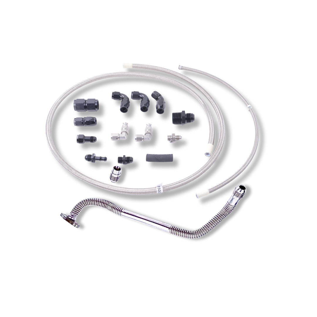 PRP High Mount Turbo Oil & Water Line Kit - Toyota 1JZ/2JZ