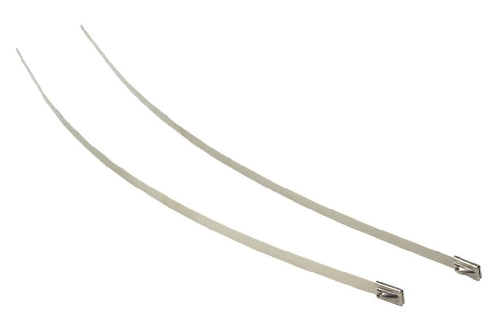 Raceworks 8mm Stainless Steel Locking Ties 2pk