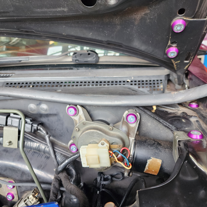 PRP Engine Bay Dress Up Washer Kit - Nissan Silvia S13/S14/S15
