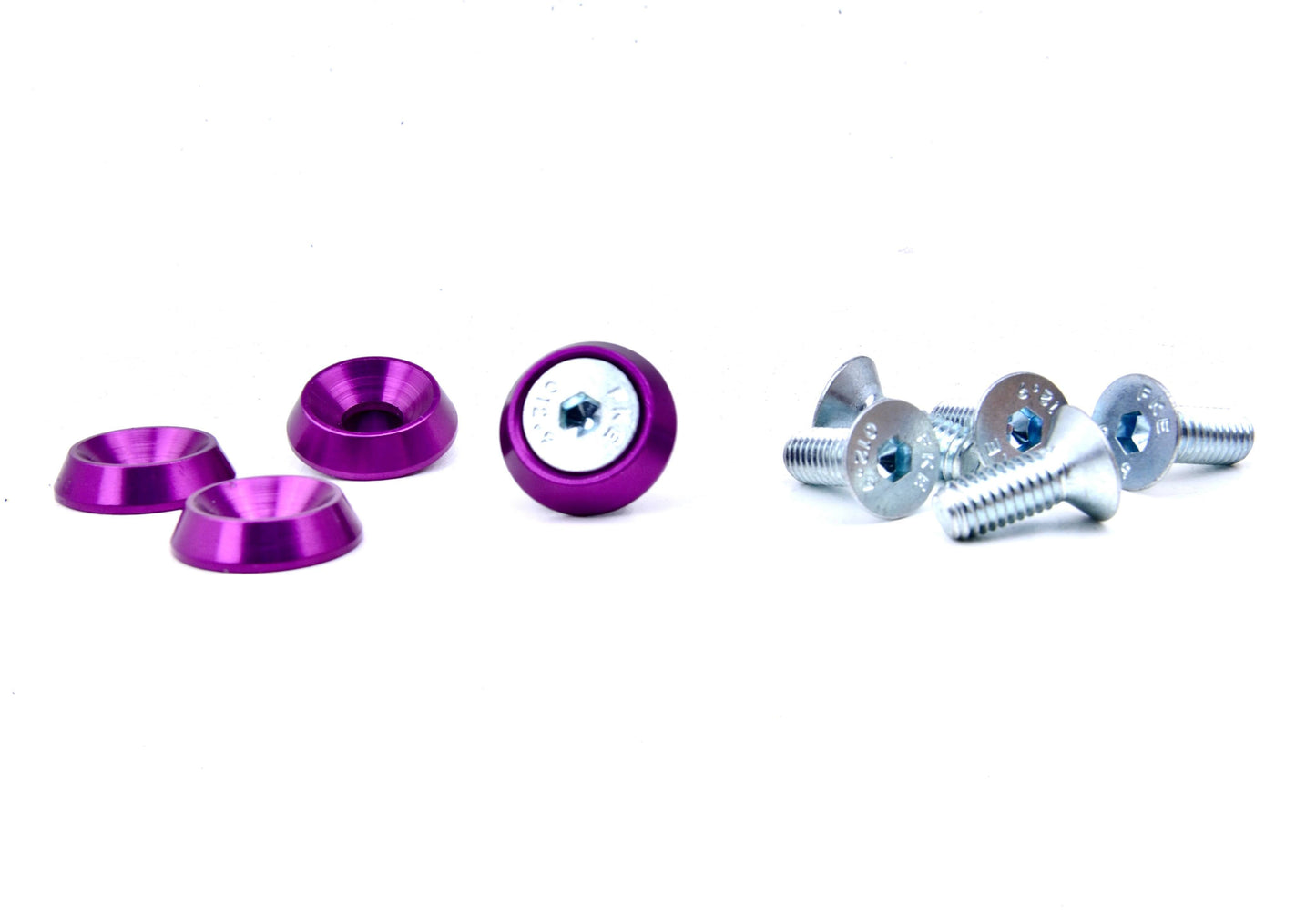 PRP Countersunk Vehicle Dress Up Bolts and Washers - Universal M8 x 20mm