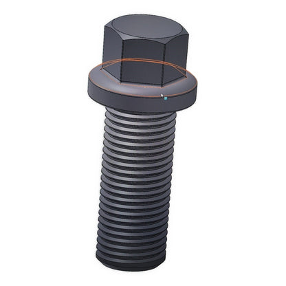 PRP Titanium Cam Gear Bolt and Retainer - Mitsubishi 4G63
