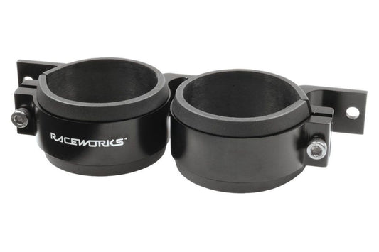 Raceworks Twin 044 / 60mm Fuel Pump Bracket – Black