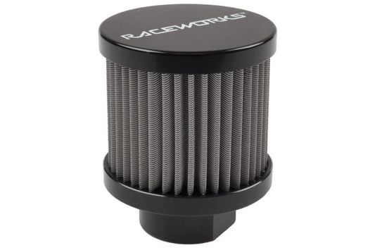 Raceworks AN-8 Catch Can Breather – Black