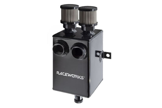 Raceworks Black Catch Can With Drain Tap 2L