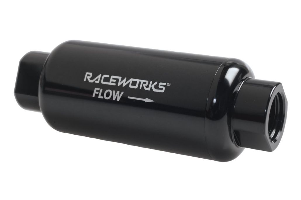 Raceworks AN-10 Billet Fuel Filter – 75 Micron