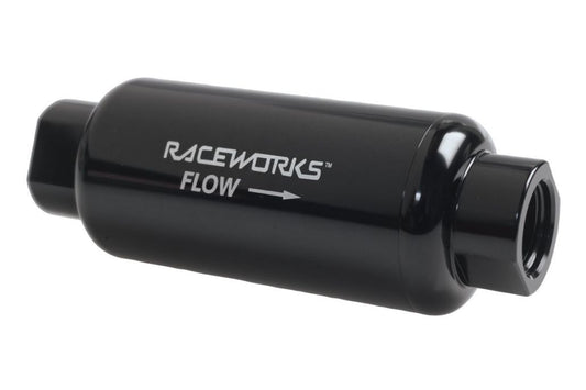 Raceworks AN-10 Billet Fuel Filter – 75 Micron