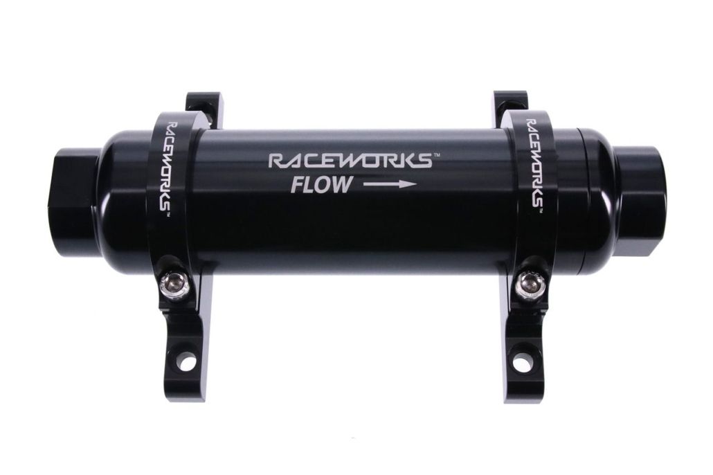 Raceworks AN-12 Long Billet Fuel Filter Housing