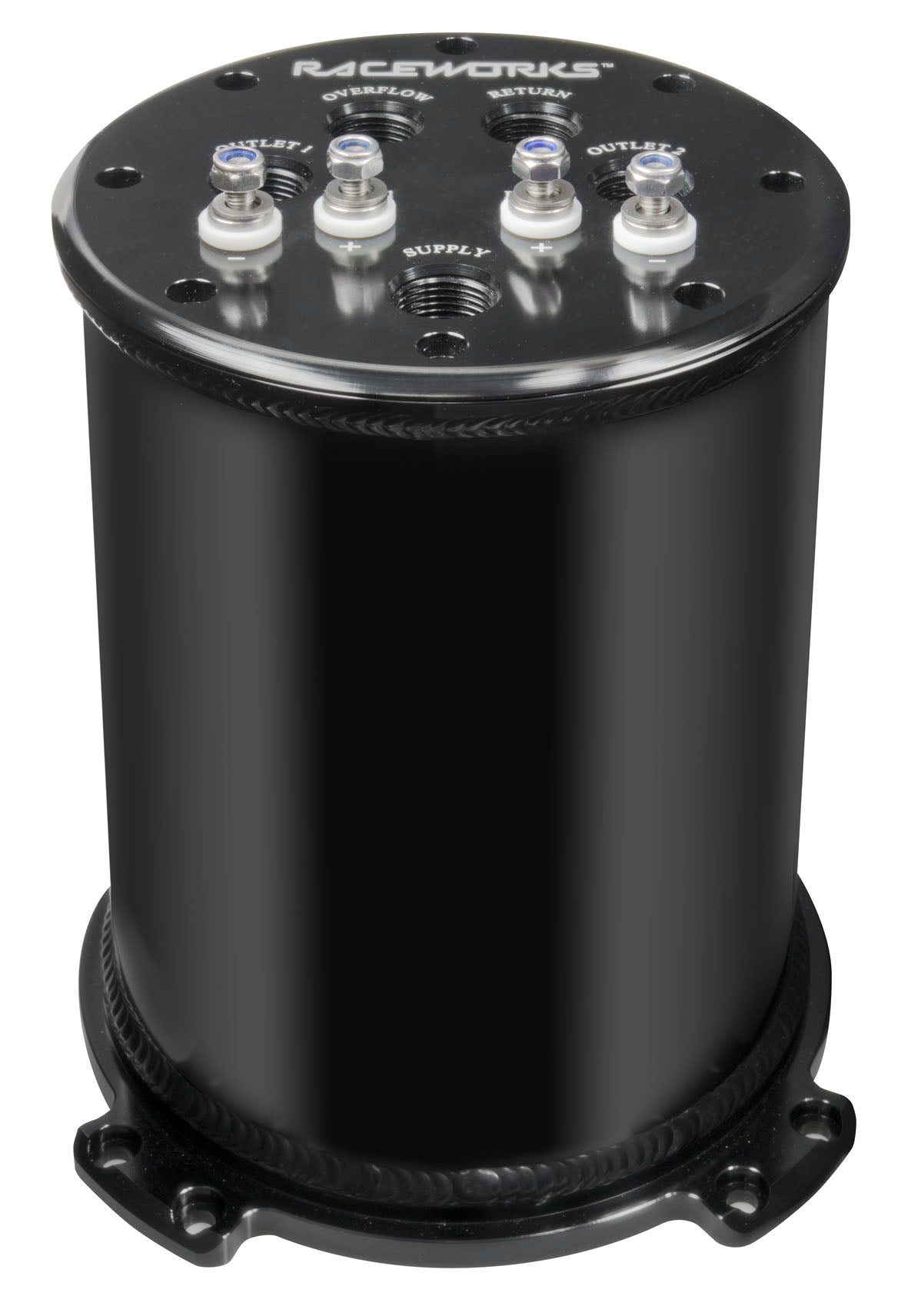 Raceworks Twin Pump Surge Tank 2.8L ALY-083BK