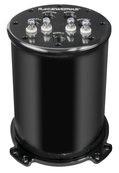 Raceworks Twin Pump Surge Tank 2.8L ALY-083BK