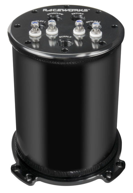 Raceworks Twin Pump Surge Tank 2.8L ALY-083BK