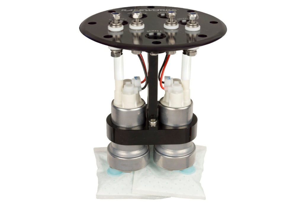 Raceworks Twin Pump Surge Tank 2.8L ALY-083BK