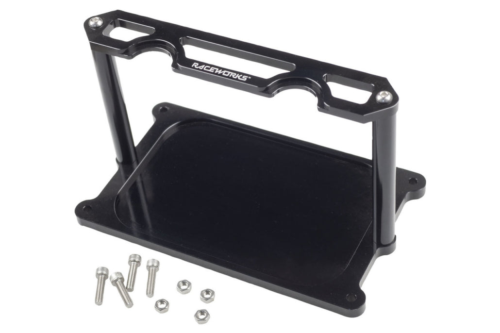 Raceworks Battery Mount Suit Optima 34/D34/D34M Black