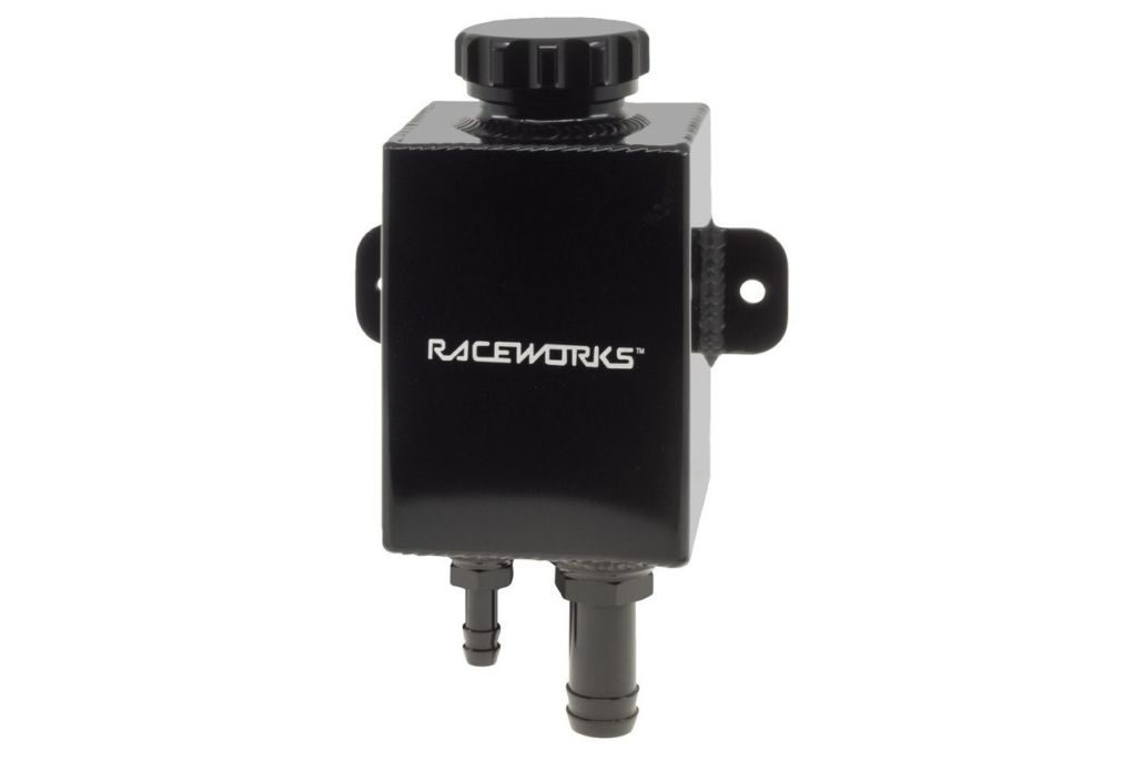Raceworks Square Power Steering Reservoir – Black