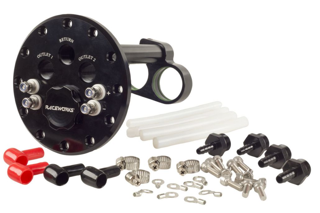Raceworks Gen2 Fuel Cell Single & Twin Pump Hanger Suits 39-40mm Pumps