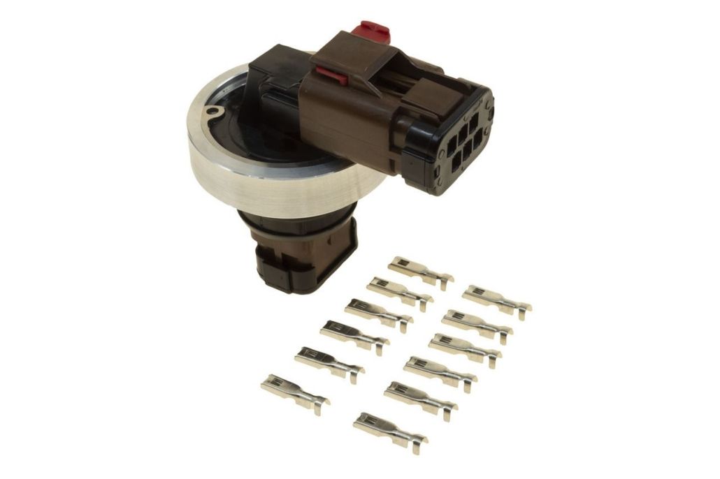 Raceworks 6 Pin Bulkhead Electrical Connector Weld On Kit