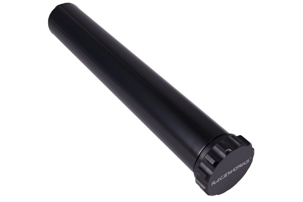 Raceworks Round Washer Bottle Tank With Pump 0.5L – Black