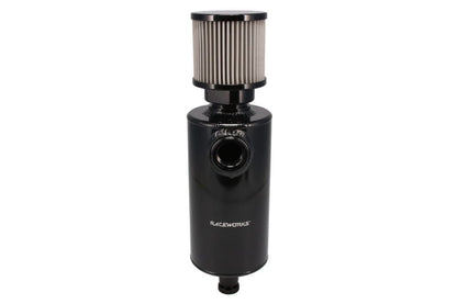 Raceworks Round Catch Can AN-12 External Breather 1L – Black