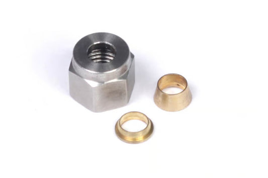 Haltech - 1/4" Nut and Brass Ferrule Only