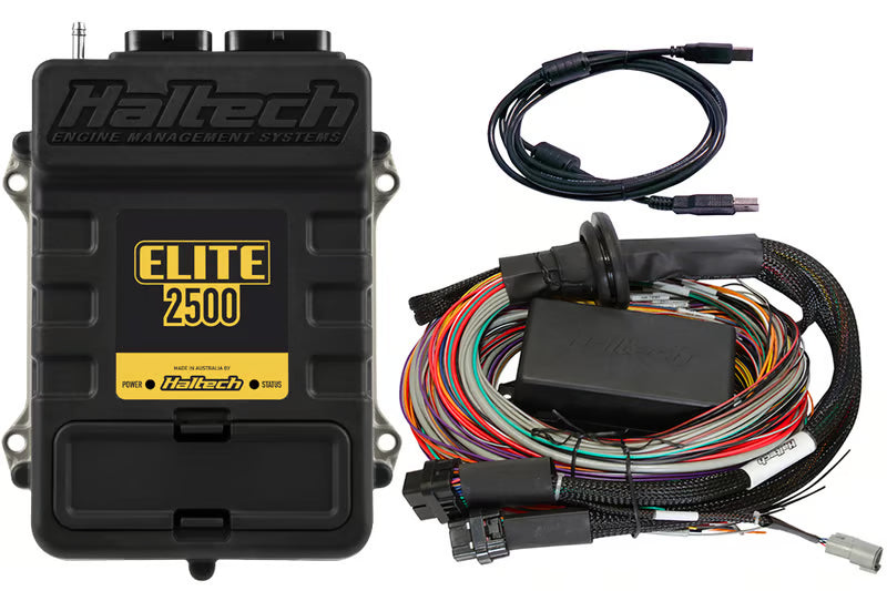 Haltech - Elite 2500 + Premium Universal Wire-in Harness Kit Length: 2.5m (8")