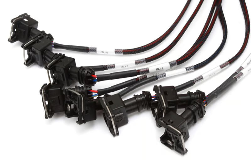 Haltech Elite 2500 + GM GEN III LS1 & LS6 non DBW Terminated Harness Kit Injector Connector: Bosch EV1 (as per factory)