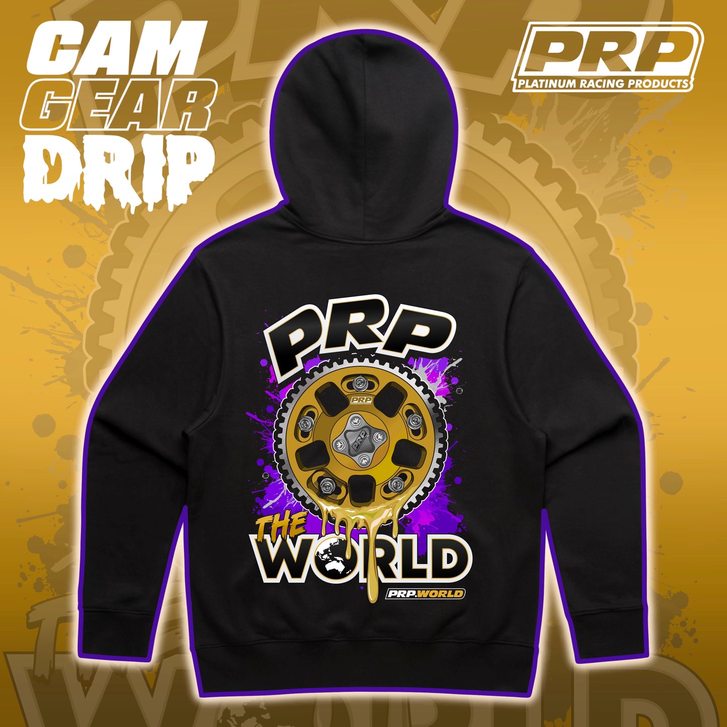 PRP Gold Cam Gear Drip Hoodie