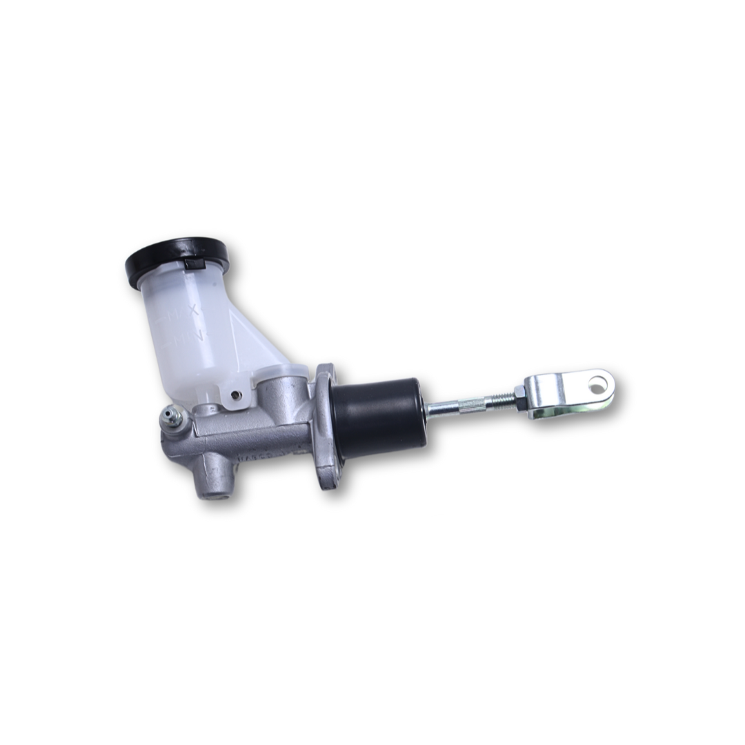 Brake master cylinder on a white background