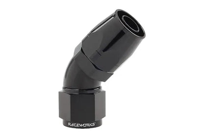 Raceworks  "AN" 45 degree 100 Series Cutter Hose End