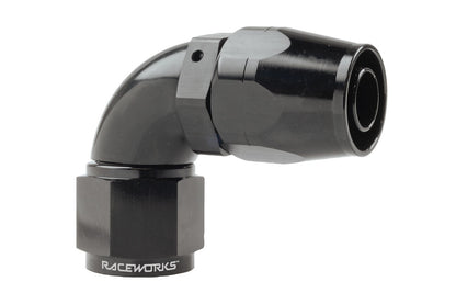 Raceworks  "AN" 90 degree 100 Series Cutter Hose End
