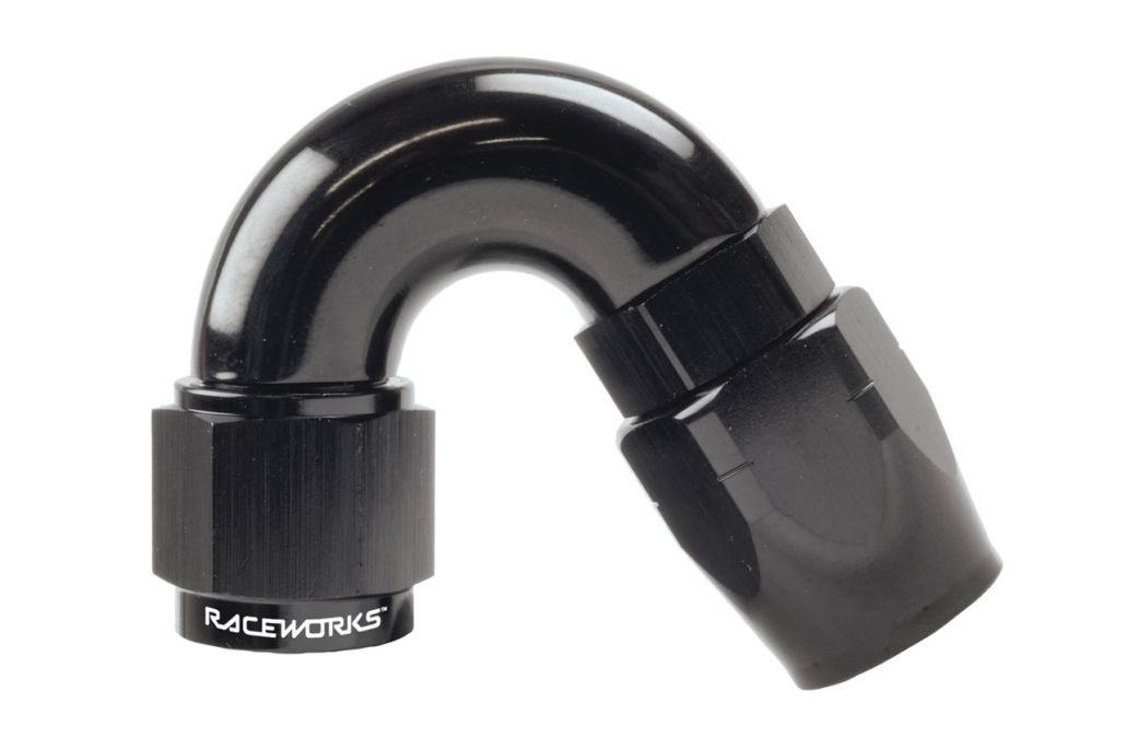Raceworks  "AN" 150 degree 100 Series Cutter Hose End