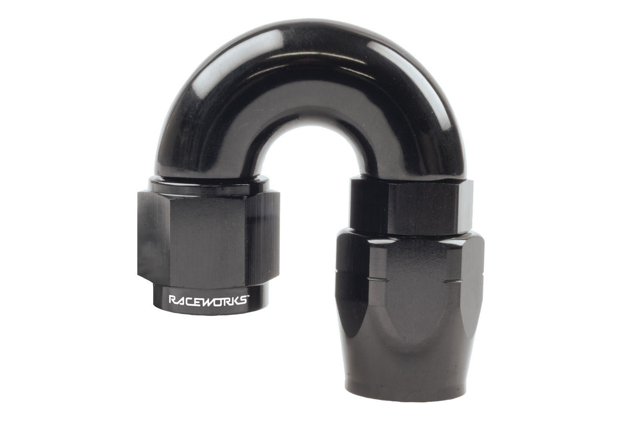 Raceworks  "AN" 180 degree 100 Series Cutter Hose End