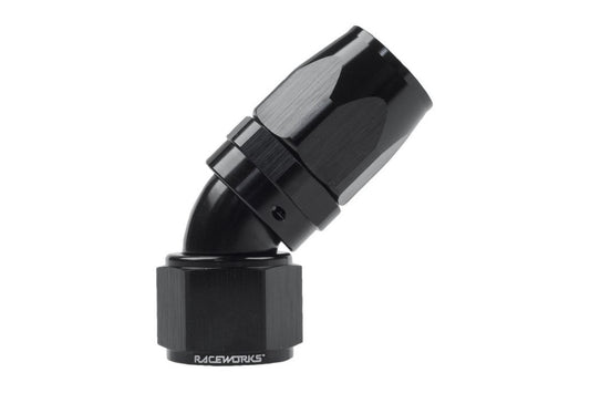 Raceworks  "AN" 45 degree 110 Series Taper Hose End