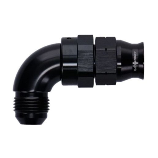 Raceworks Hard Line To Male AN 90Deg Adapters