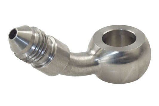 Raceworks  "AN" 45 degree Male Flare to Banjo (Stainless)