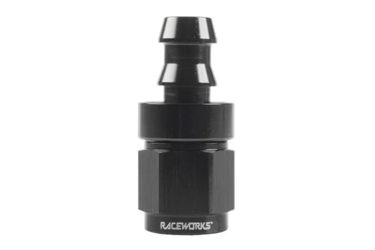Raceworks  "AN" Push Lock Hose Straight Fittings