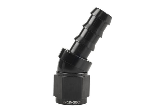 Raceworks  "AN" 30 degree 400 Series Push Lock Hose End