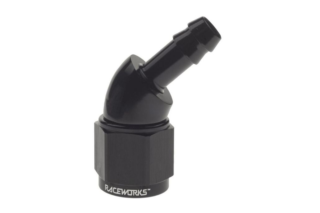 RACEWORKS AN Female To Barb - 45 Degree