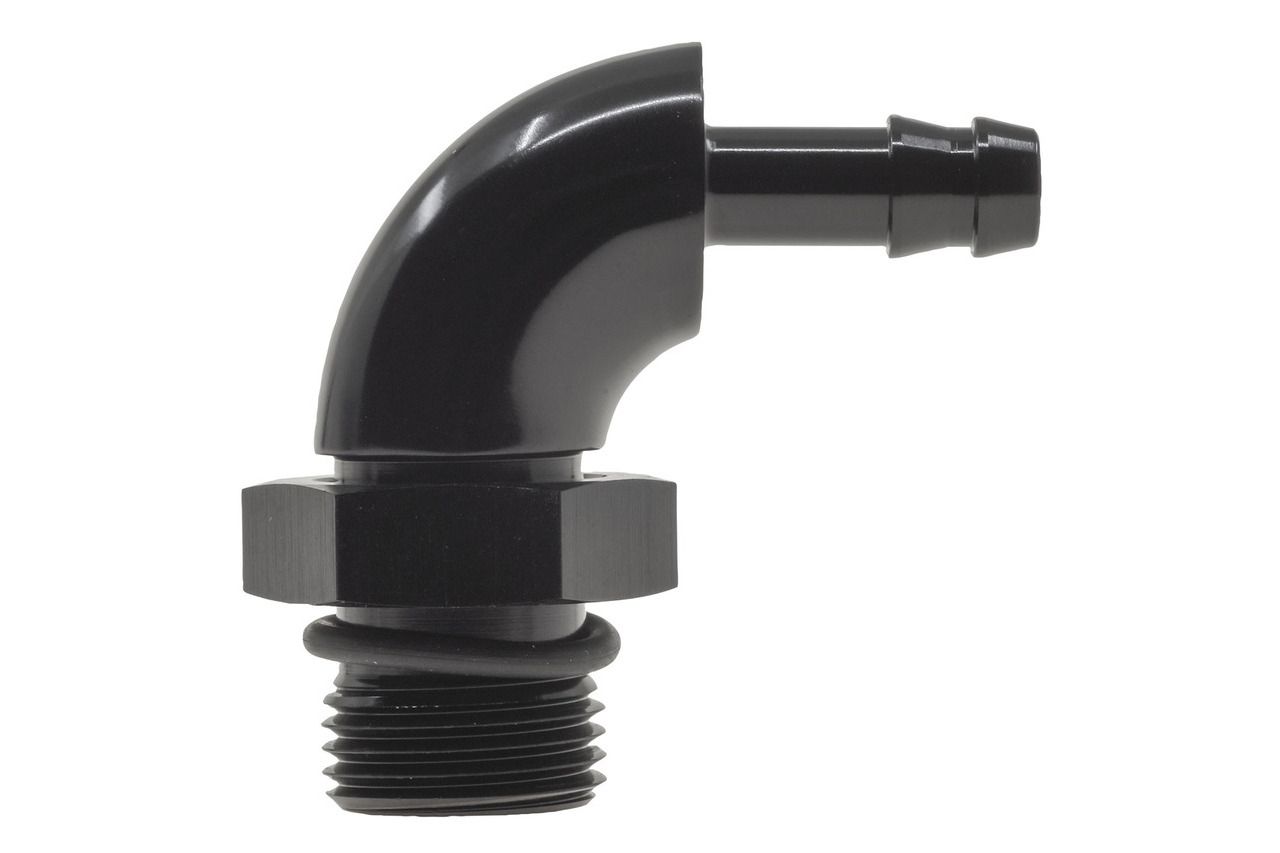 RACEWORKS  "AN" ORB To Barb 90 Degree Fittings