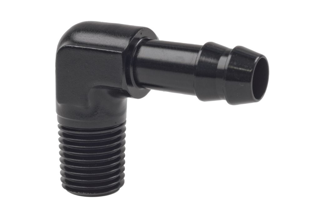 Raceworks 90 Degree Male NPT to Barb Fittings