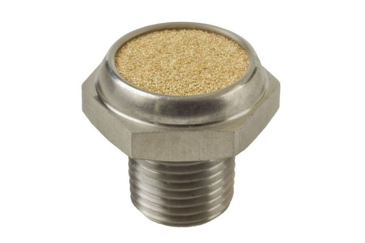 Raceworks 1/8″ NPT Stainless Steel Diff Breather With Bronze Element