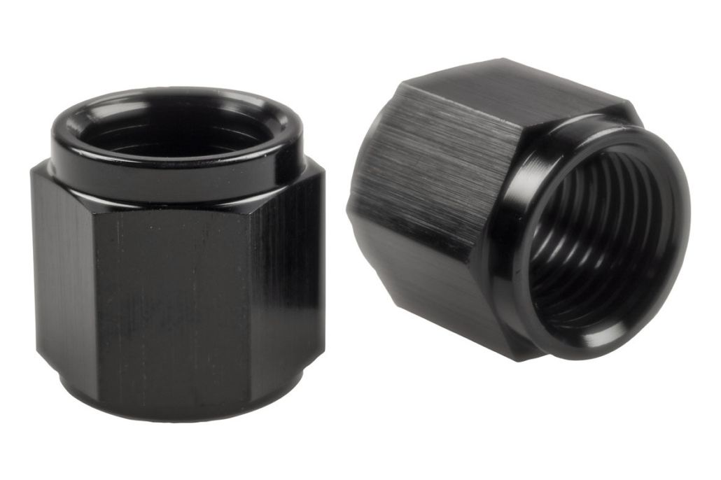 Raceworks "AN" Series Aluminium Tube Nuts.  2pk