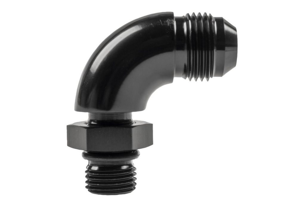 Raceworks  "AN" 90 degree Male Flare to O-Ring Boss